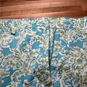 Not for sale. Floral Patterned Pants Button is missing